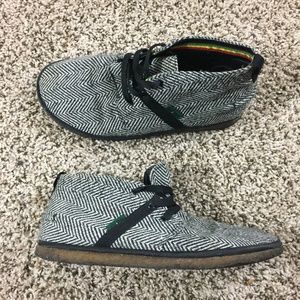 Bob Marley Chukka Boot Men Sz 9.5 One Love Rasta